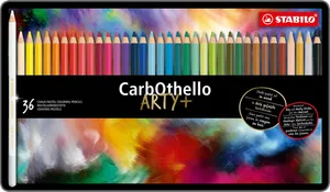 Pastelové ceruzky STABILO CarbOthello ARTY 36 ks v plechovom puzdre